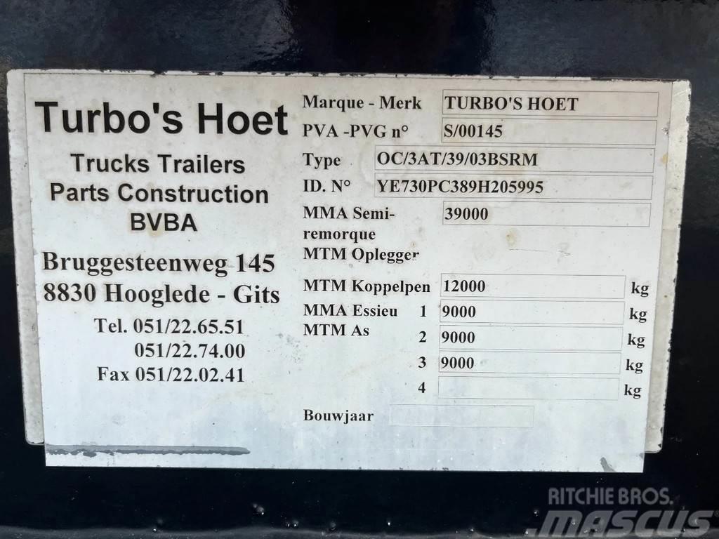  Turbo'sHoet 1x20ft - BPW - ADR(FL,AT,OX) - Perfect Containerframe semi-trailers