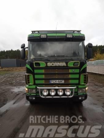 Scania R 144 GB Timber trucks