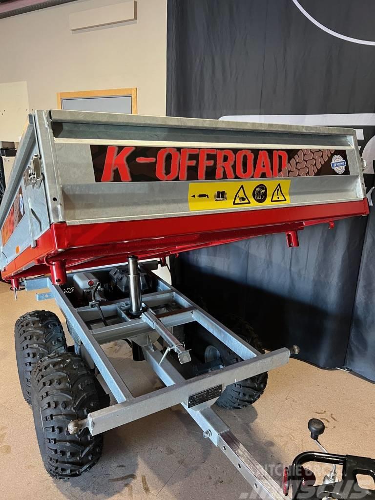  K Vagnen K-Offroad EL Tipp med fjärr 1200kg Tipper trailers