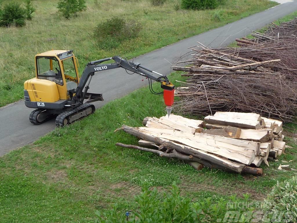  Konusni cepilec drv za bagre Kegelspalter Holzspal Wood splitters and cutters