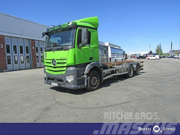 Mercedes-Benz ANTOS2545L Lagab hydraulisk løft contramme Container Frame trucks