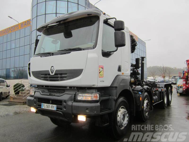 Renault Kerax 450 DXi Cable lift demountable trucks