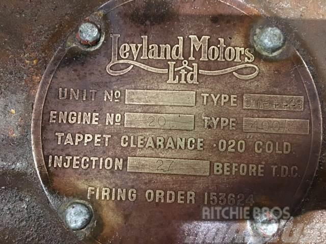 Leyland (Motors Ltd. England) Type 400/387-MK3 Engines