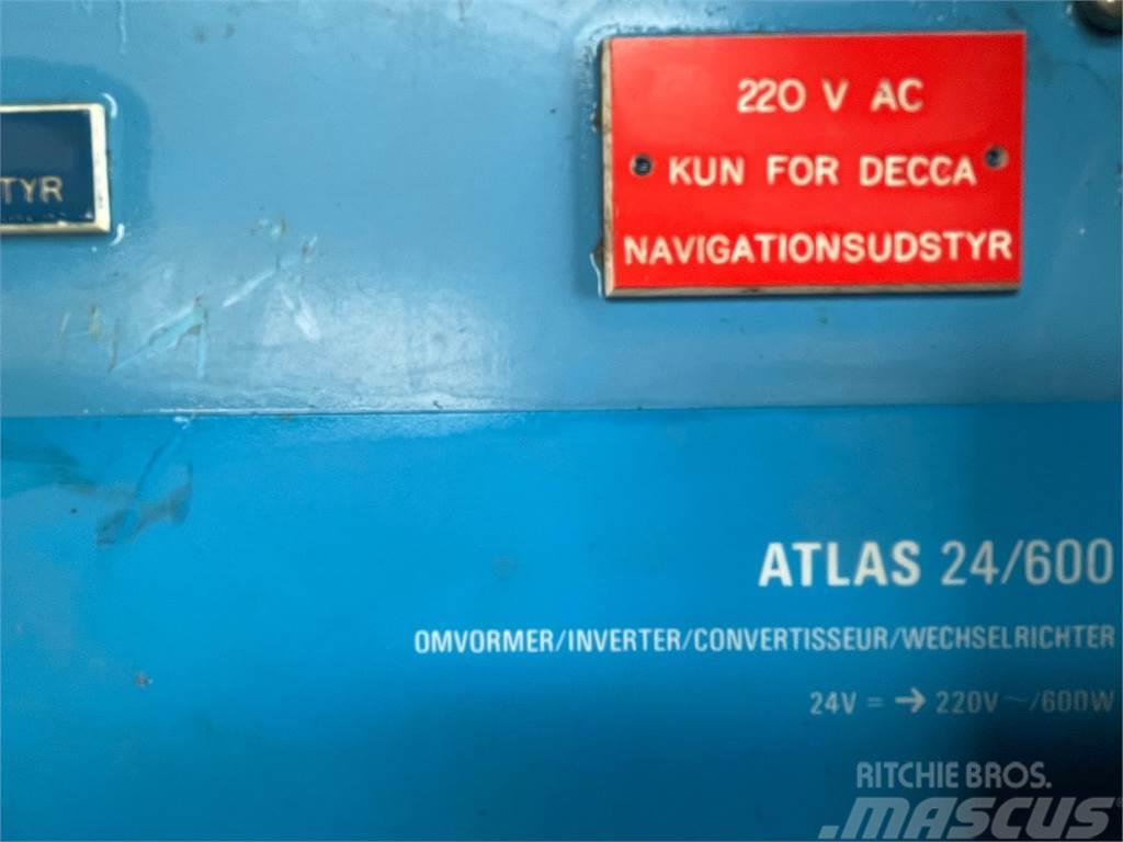  Omformer Victron/Atlas 24/600 Electronics