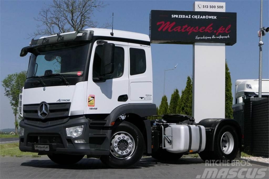 Mercedes-Benz ACTROS 1846 / LOW CAB / KIPPER HYDRAULIC SYSTEM /  Tractor Units