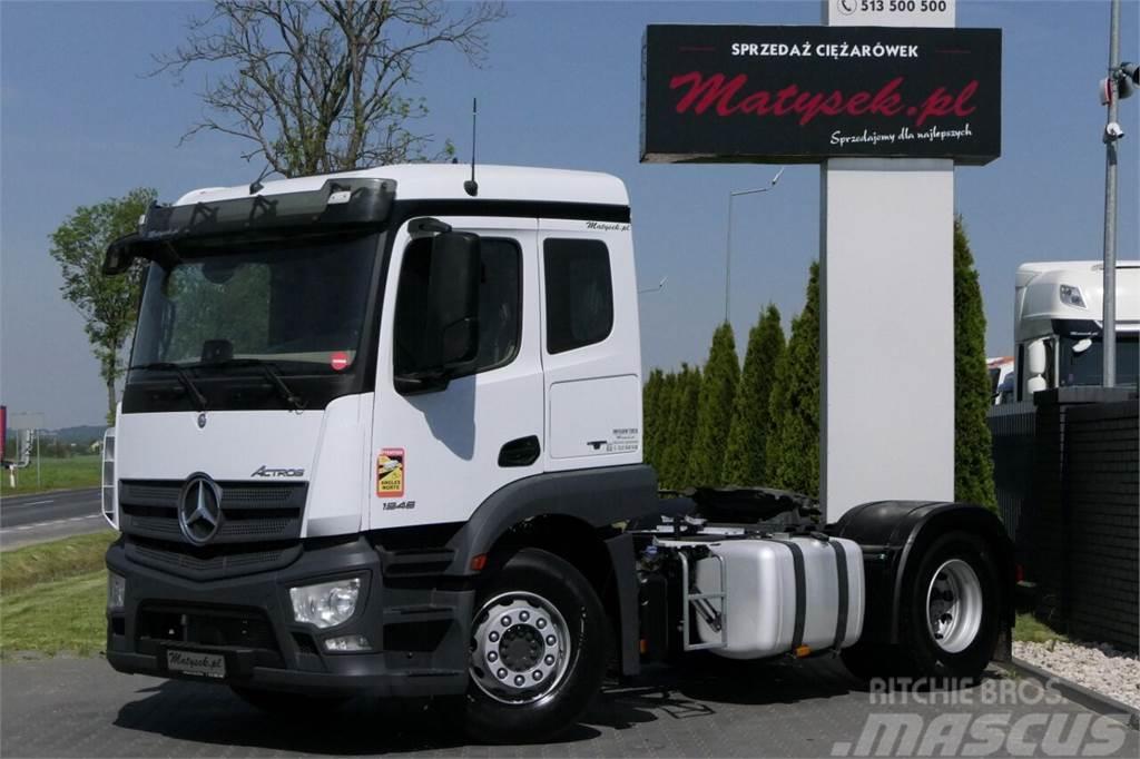 Mercedes-Benz ACTROS 1846 / LOW CAB / KIPPER HYDRAULIC SYSTEM /  Tractor Units