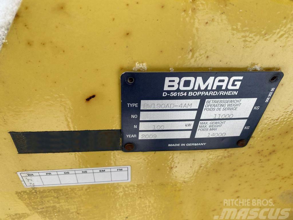 Bomag BW190AD-4AM Smooth Drum Roller Single drum rollers