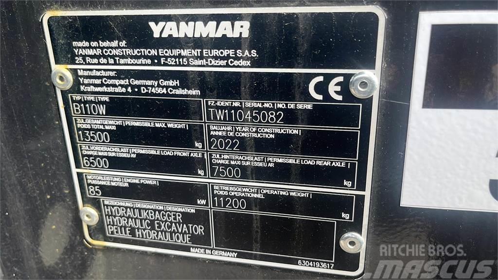 Yanmar B110W Wheeled excavators