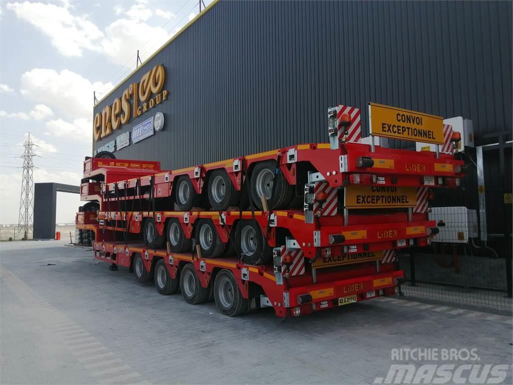 Lider 2022 MODELS YEAR NEW LOWBED TRAILER FOR SALE Low loader-semi-trailers