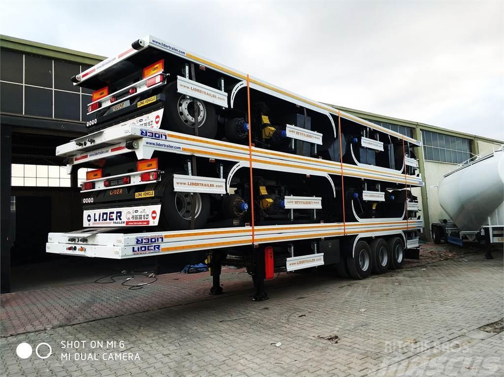Lider 2022 YEAR NEW MODELS containeer flatbes semi TRAIL Vehicle transport semi-trailers