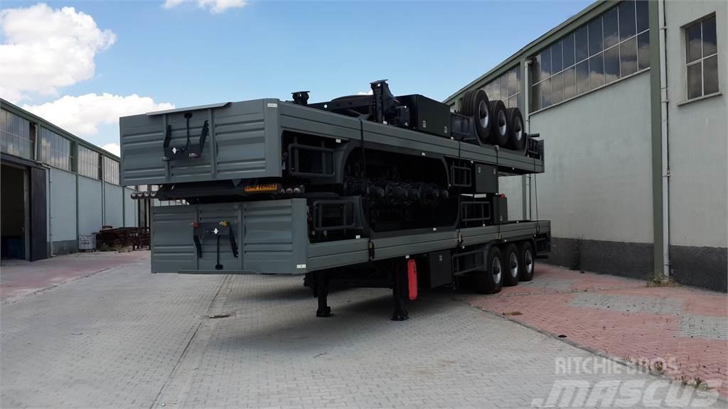 Lider 2022 YEAR NEW MODELS containeer flatbes semi TRAIL Vehicle transport semi-trailers