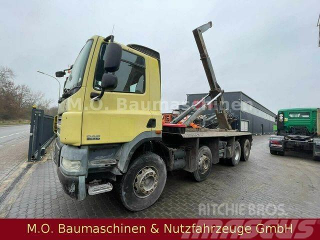 DAF CF 85.410 / 8x4 / AC / Euro 5 / Blatt / Blatt / Hook lift trucks