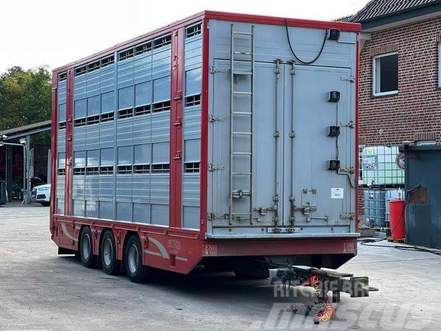  FINKL VAT22 3.Stock Tränke,Hubdach Animal transport trailers