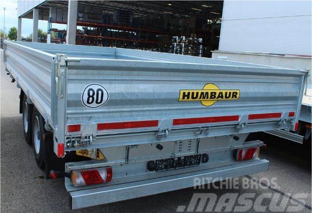 Humbaur 13 to Dreiseitenkipper mit Rampenschacht Tipper trailers