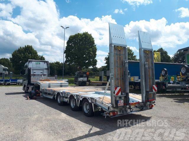 Humbaur 3-Achs-Auflieger-Radmulde/Lift+Lenkachs/verzinkt Low loader-semi-trailers