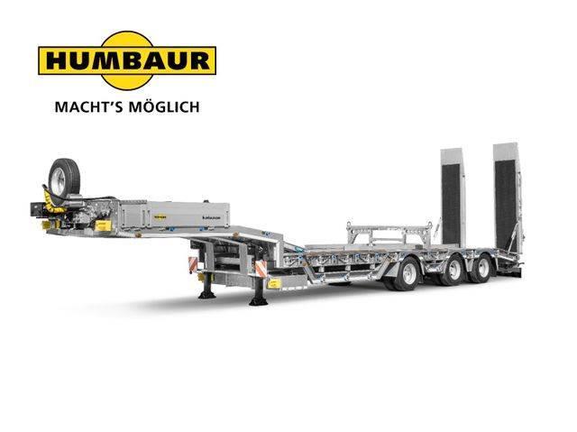 Humbaur 3-Achs-Sattelauflieger-Radmulden/Lifta./Verzinkt Low loader-semi-trailers