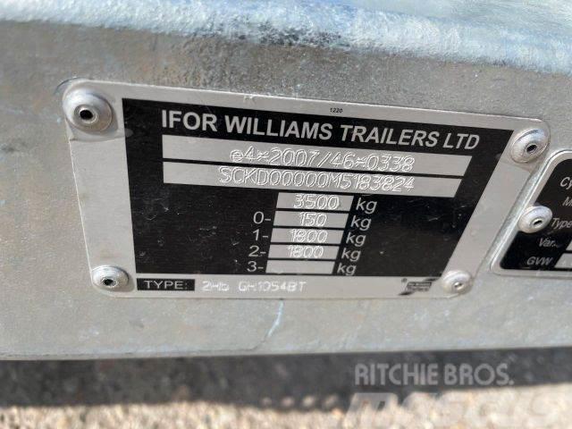 Ifor Williams 2Hb GH35, NEW NOT REGISTRED,machine transport824 Vehicle transport trailers
