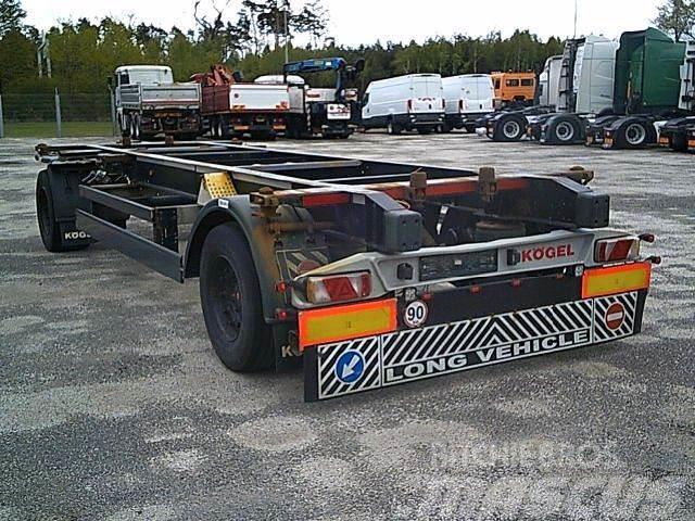 Kögel AW18 BDF system 2015 Containerframe trailers