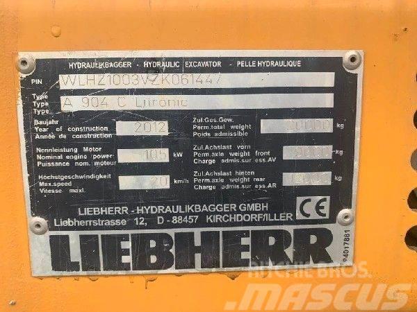 Liebherr A904C Wheeled excavators