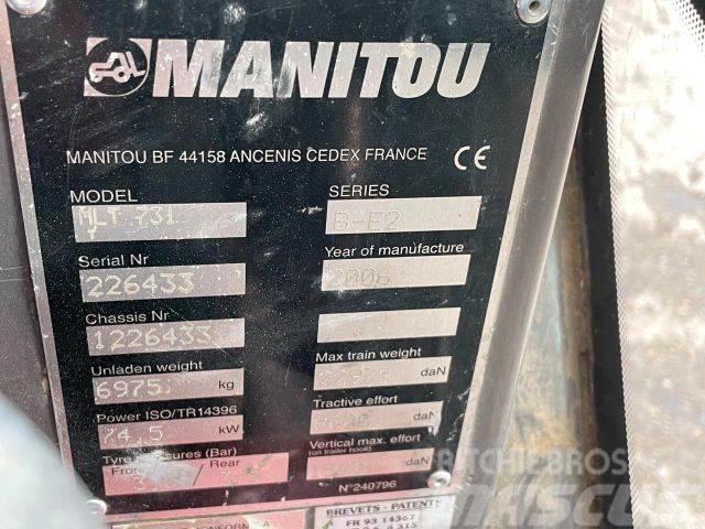 Manitou MTL731 frontloader 4x4 VIN 433 Wheel loaders