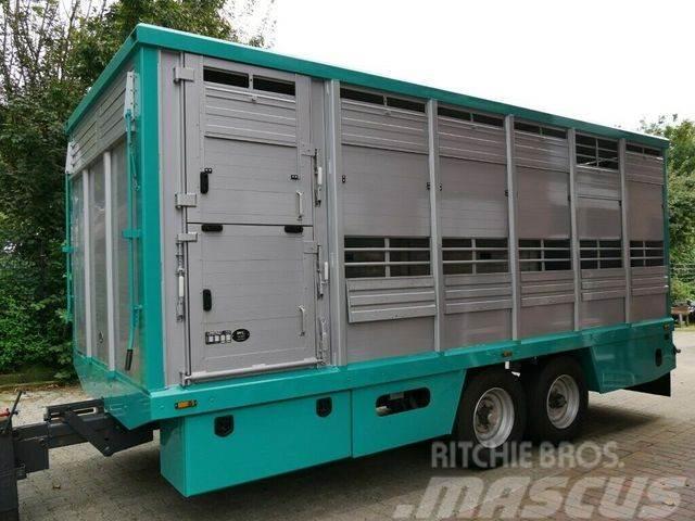  Menke-Janzen Tandem Einstock Top Zustand Animal transport trailers