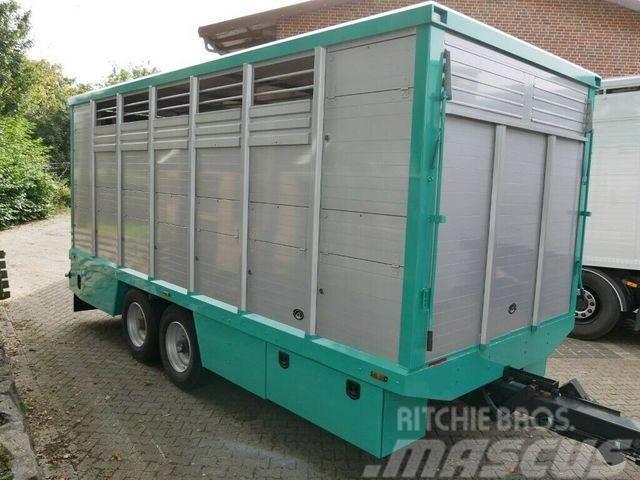  Menke-Janzen Tandem Einstock Top Zustand Animal transport trailers