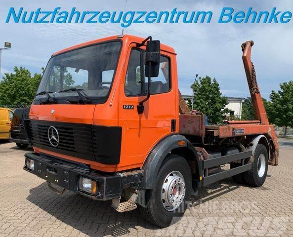 Mercedes-Benz SK 1717 Meiller Absetzer/ Diff-Sprerre/ 1 Hand Cable lift demountable trucks