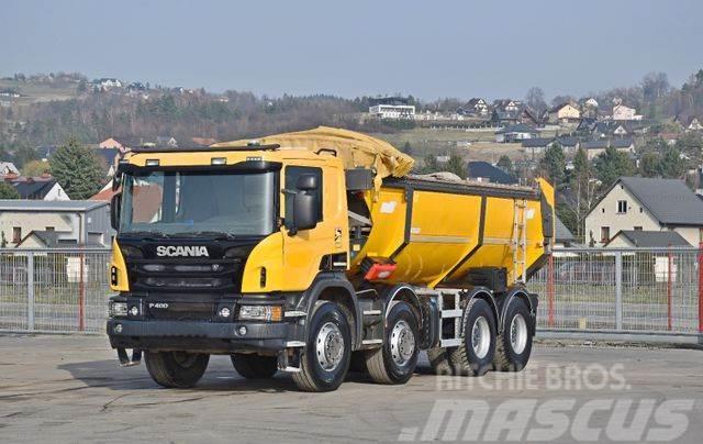 Scania P400 * Kipper / Apshfalt * 8x4 Tipper trucks