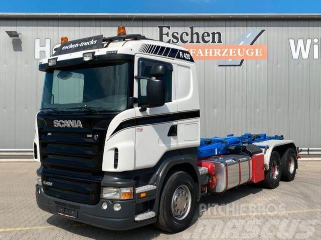 Scania R420 | MEILLER RK20.70*Retarder*AHK*Standheizung Hook lift trucks