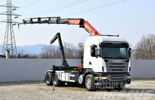 Scania R500 Abrollkipper * PK 20002 + FUNK* TOPZUSTAND Crane trucks