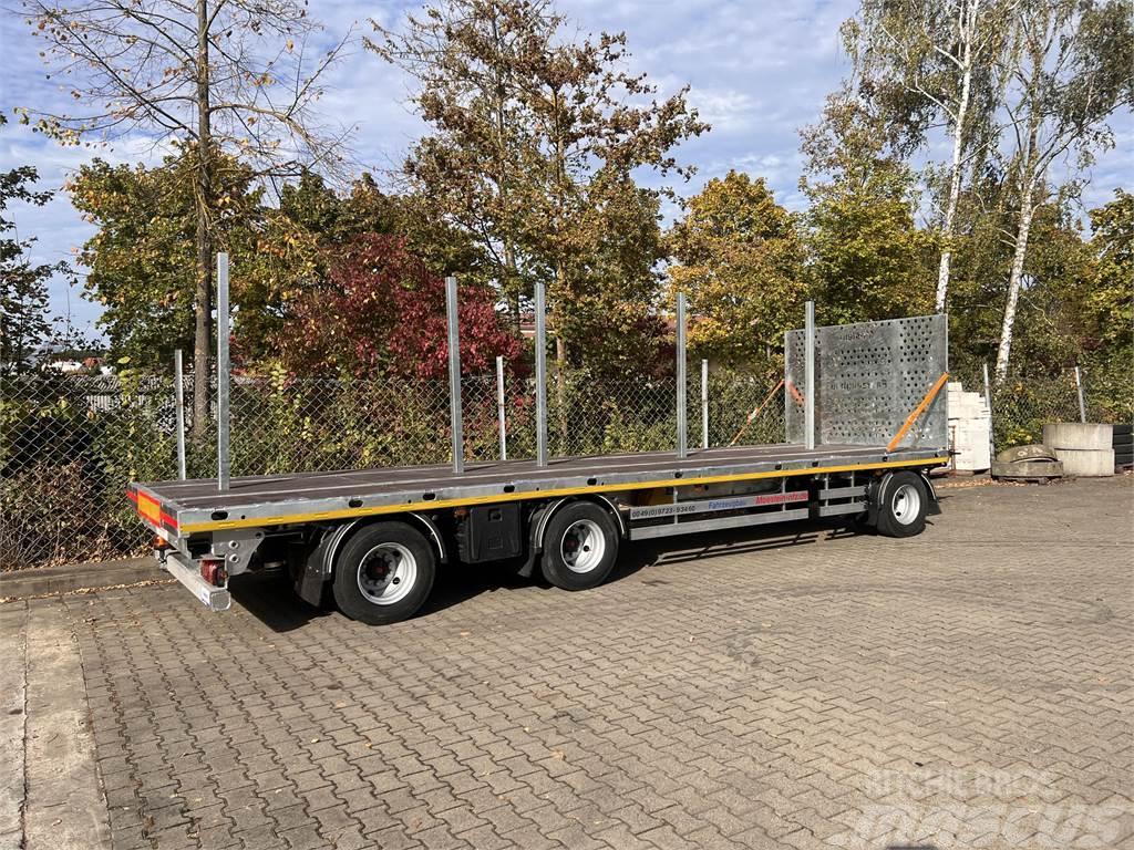 Möslein T 3 Plato 10 m 3 Achs Jumbo- Plato- Anhänger 10 m Flatbed/Dropside trailers