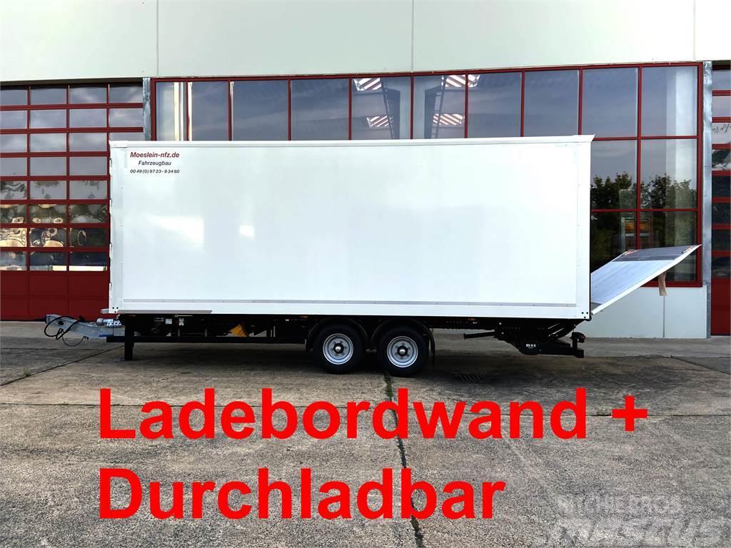 Möslein TKO105 D-L 6 m NEUER Tandem Koffer, Ladebordwand+ Box body trailers