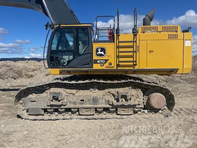 John Deere 670P Crawler excavators
