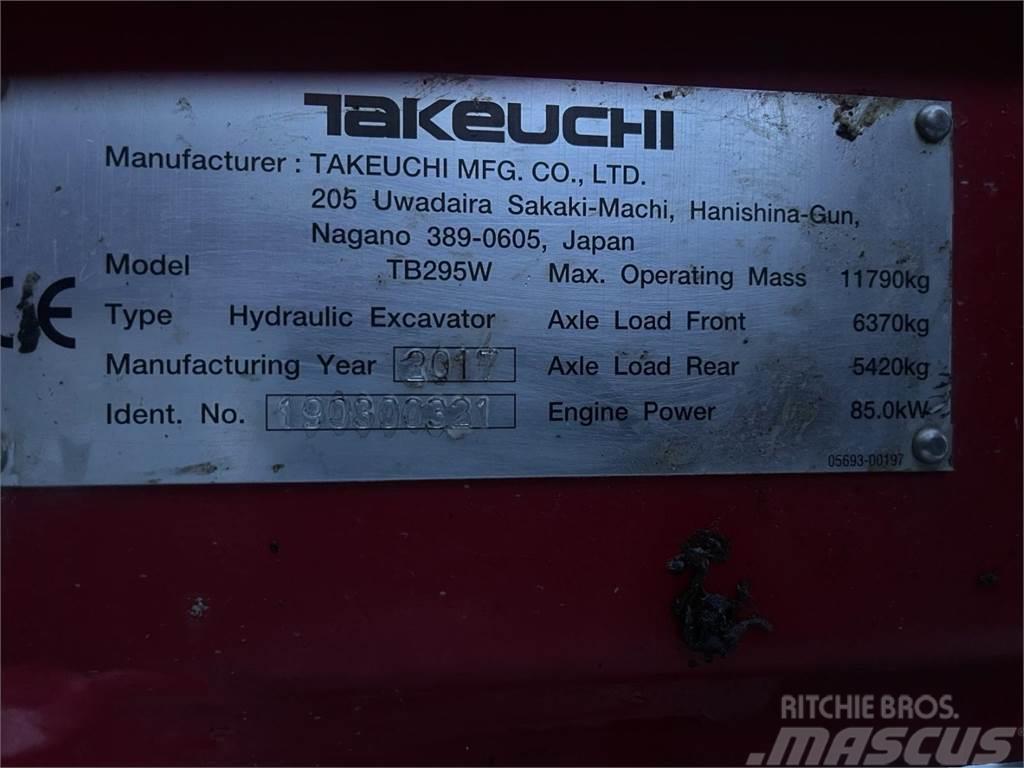 Takeuchi TB295 W Wheeled excavators