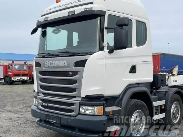 Scania G 450 8x2 M-TEC Silosteller 1. Hand Retarder R-CD Hook lift trucks