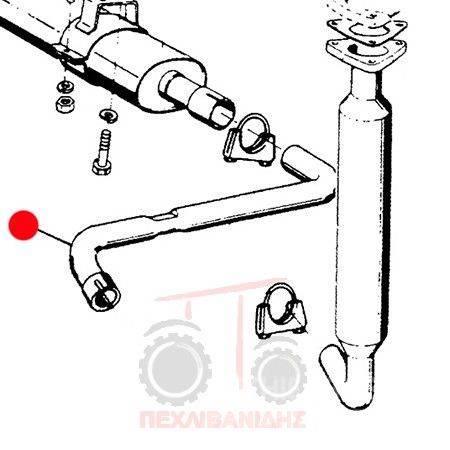 Agco spare part - exhaust system - muffler Other agricultural machines