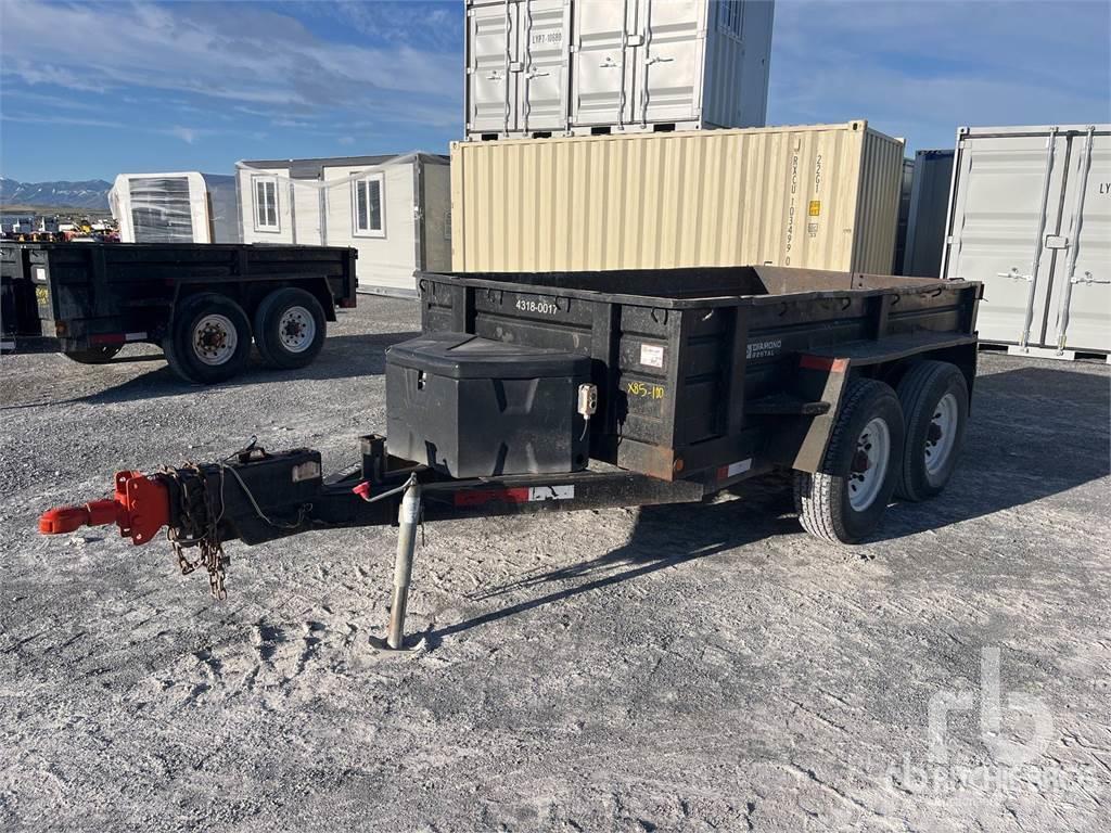  10 ft T/A Dump Vehicle transport trailers