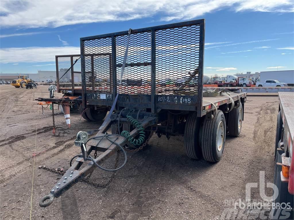  22 ft 2/Axle Pup Flatbed/Dropside semi-trailers