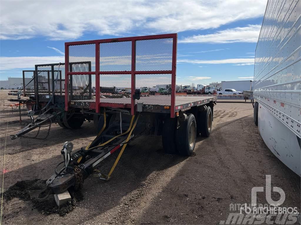  24 ft 2/Axle Pup (Inoperable) Flatbed/Dropside semi-trailers
