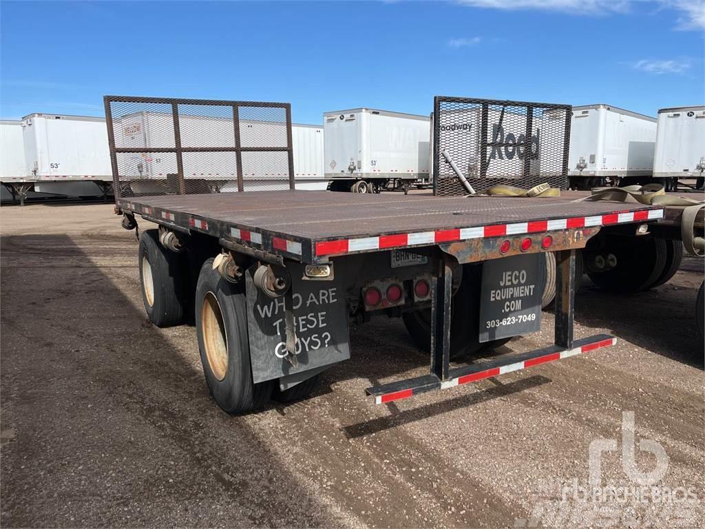 24 ft 2/Axle Pup (Inoperable) Flatbed/Dropside semi-trailers