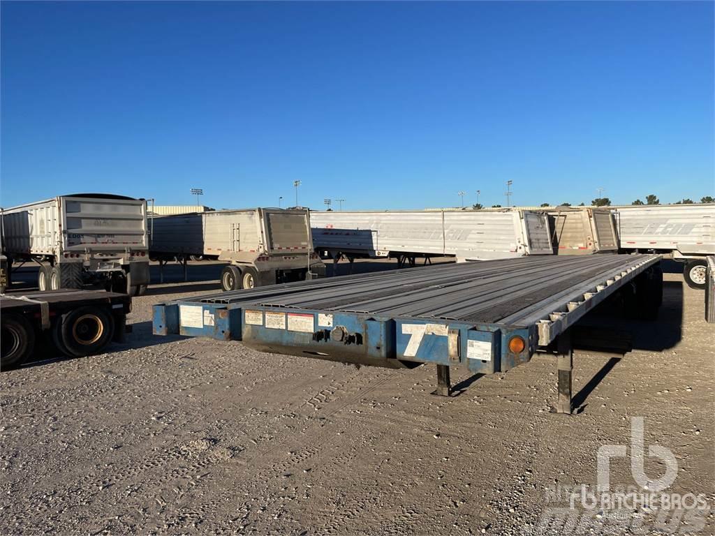 Great Dane 43 ft T/A Spread Axle Flatbed/Dropside semi-trailers