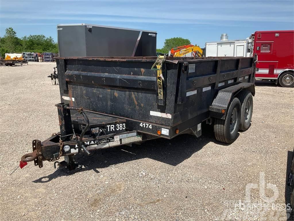Lamar 12 ft T/A Dump Vehicle transport trailers