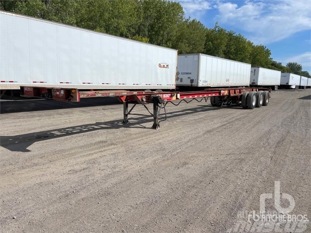 Max Atlas Tri/A Extendable 40 Ft - 53 Ft Containerframe semi-trailers