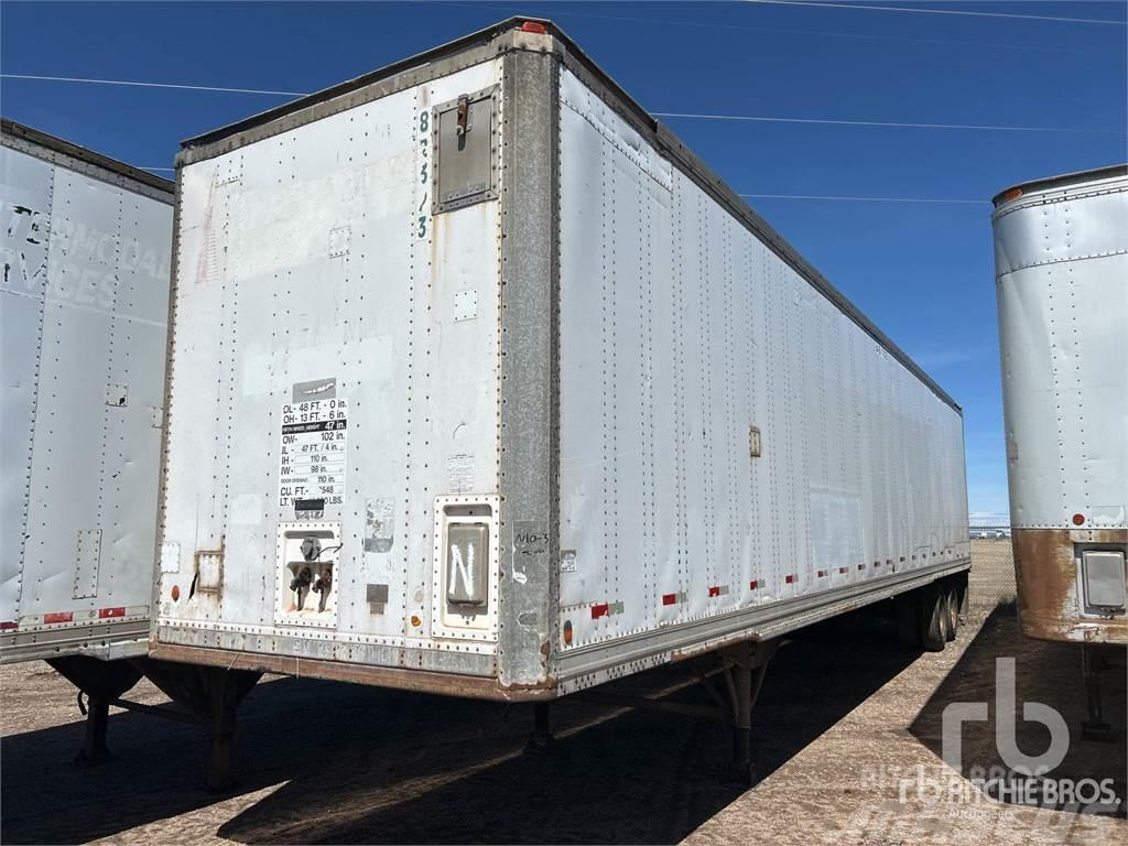 Miller 48 ft x 102 in T/A Box body semi-trailers