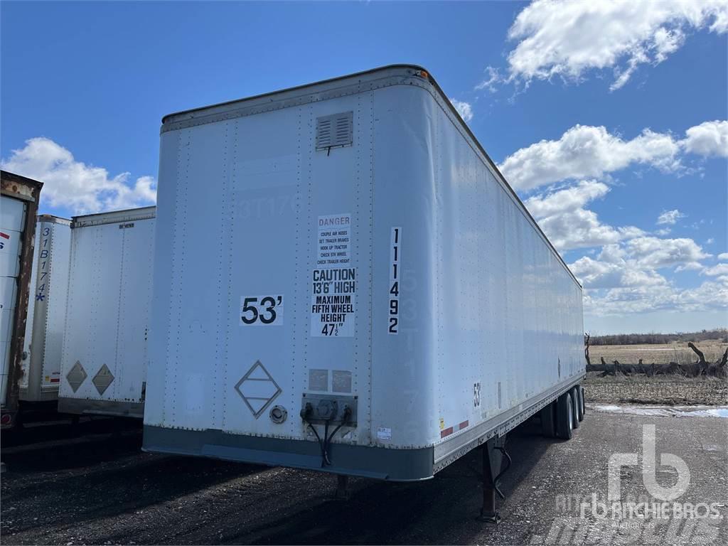  PINES TRAILER 53 ft Tri/A Box body semi-trailers