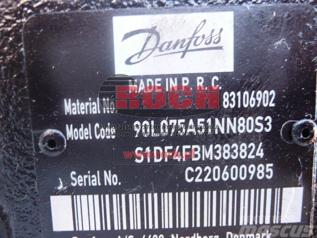 Danfoss 83106902 90L075A51NN80S351DF4FBM383824 Hydraulics