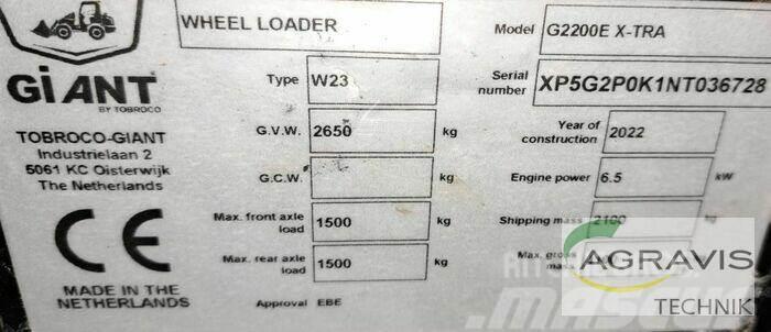 GiANT G2200E X-TRA Wheel loaders