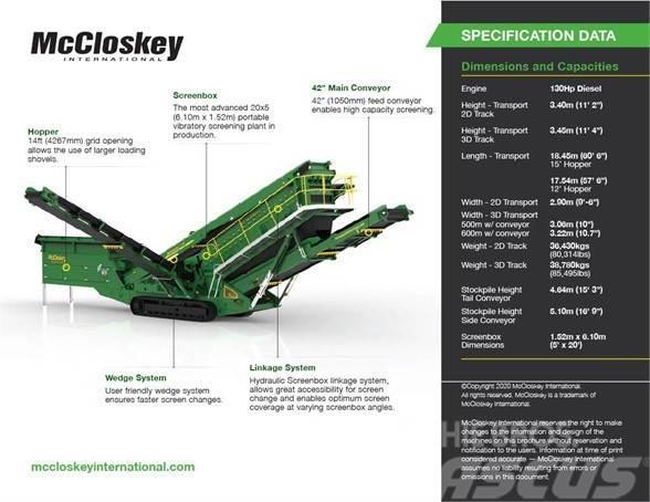 McCloskey S190 3DT Screeners