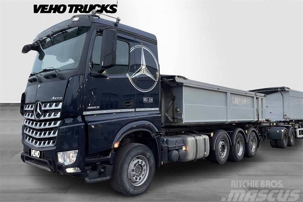 Mercedes-Benz Arocs 3663VLA 8x4 KOME sorayhdistelmä Tipper trucks